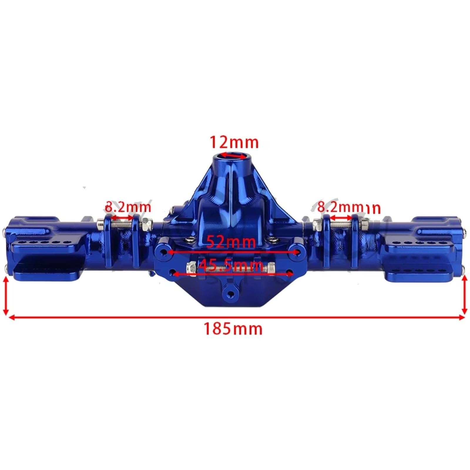 ASSE del Portale RC per Losi per LMT 1/8 RC Truck Car Upgrade Parts Accessories Alloggiamento Dell'asse Anteriore E Posteriore Lega di Alluminio