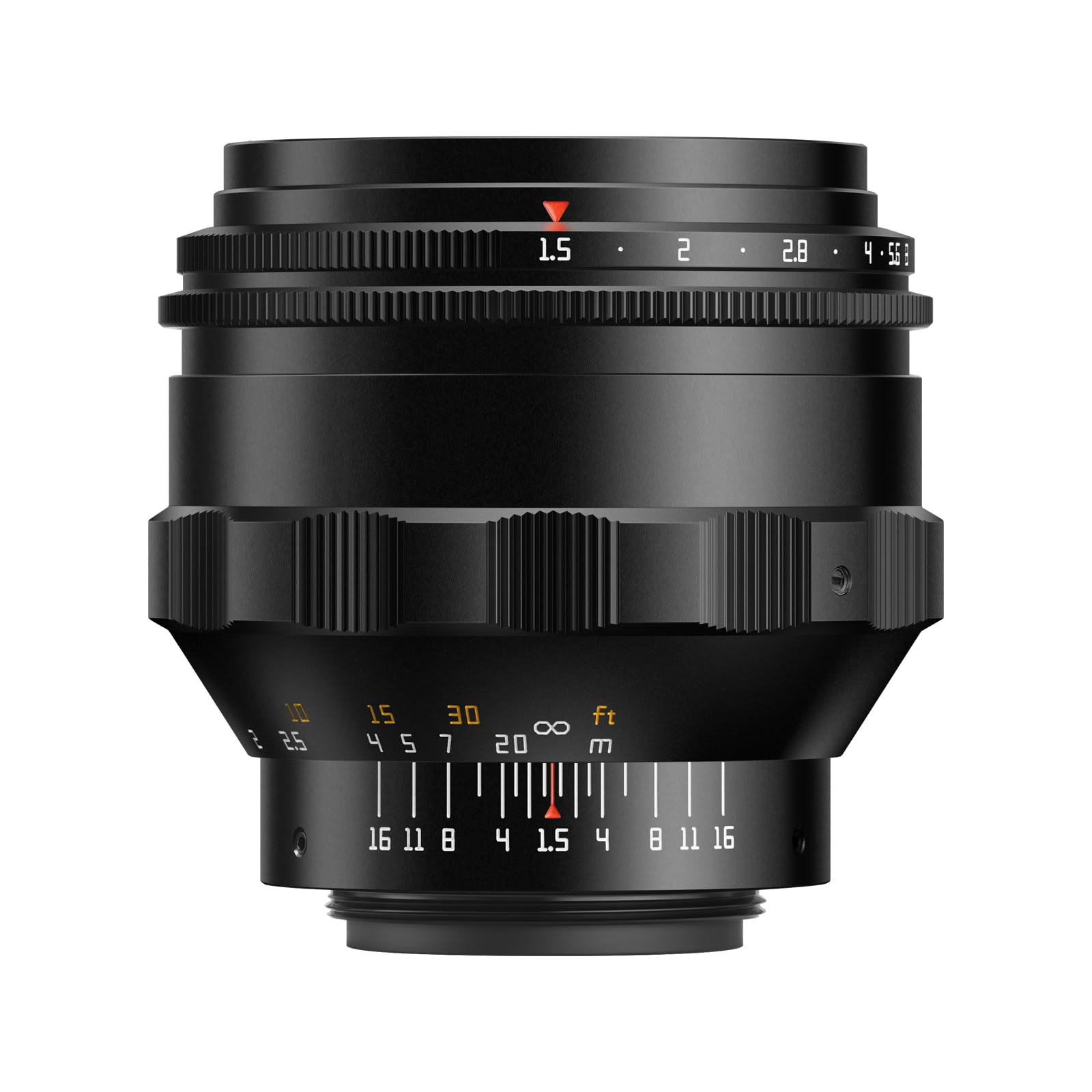 TTARTISAN 75mm F1.5 Swirly Bokeh Lens for M42 Mount Manual Focus Full Frame Camera Lens, Black