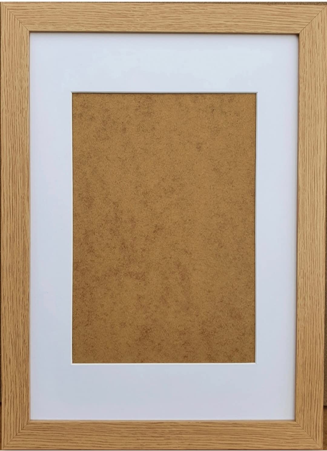 Pif Oak Frame With White Mount (, 18X14'' For 14X10'' Picture)