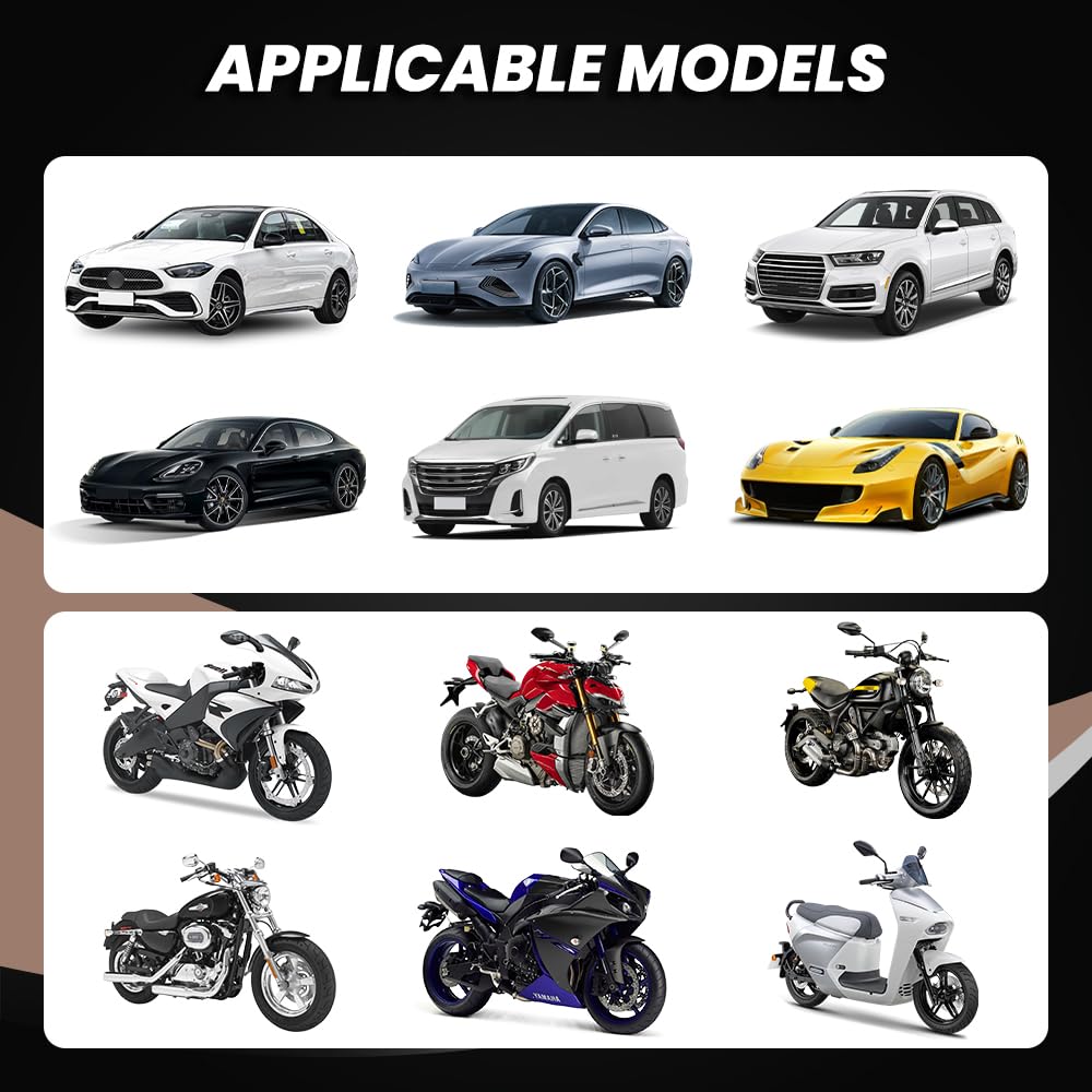 YAUNJI Nano Sparkle Cloth Car Scratch Remover, 2025 New NanoSparkle Cloth for Car Deep Scratches, Magic Clothes Easily Removes Light Scratches for All Vehicle Colors (6 PCS)