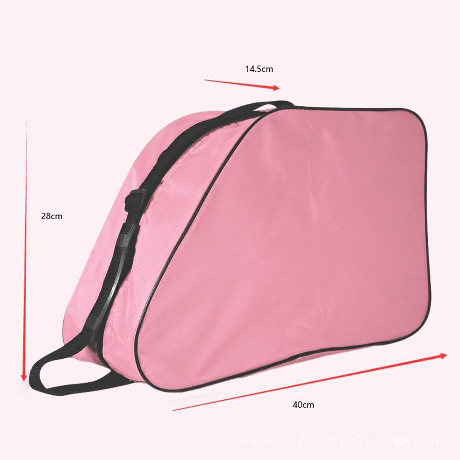Yiju Skate Carrying Bag for Roller and Ice Skates, Suitable for Adults, Pink