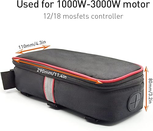 Miniatura 4 de Bolsa de controlador de bicicleta eléctrica, kit de funda para bicicleta eléctrica, bicicletas de montaña, kit de motor eléctrico (tamaño grande)