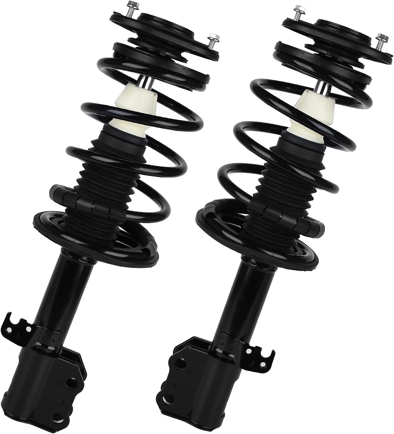 KUSATEC Front Pair Complete Struts Shock Absorber fit for 2003-2008 Pontiac Vibe, Toyota Matrix; 172117 172116 Left/Right Struts with Coil Spring Assemblies