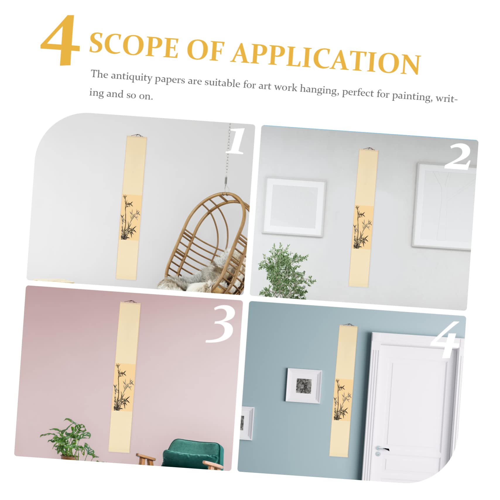 Blank Chinese Scroll Rice Paper And Silk Painting Xuan Scroll DIY