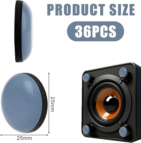 Miniatura 2 de 36 deslizadores de electrodomésticos, deslizadores autoadhesivos para electrodomésticos, fáciles de mover y ahorrar espacio para encimera,