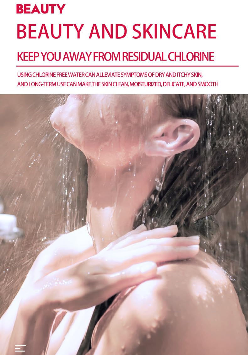 Vitamin C Shower Head Filter for Hard Water, Universal Fit Shower Filter with Aromatherapy for Healthier Skin & Hair, Easy Install Bathroom Accessory (Lavender)