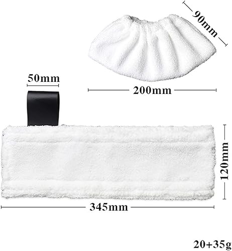 Miniatura 8 de Almohadillas de repuesto para trapeador de vapor compatibles con Karcher SC limpiador de vapor, paño de microfibra para trapeador de vapor, juego de