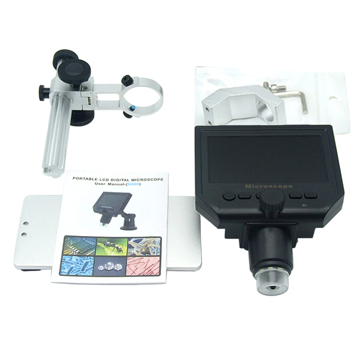 Amazon.co.jp: 4.3インチ LCD デジタル 顕微鏡 マイクロ スコープ