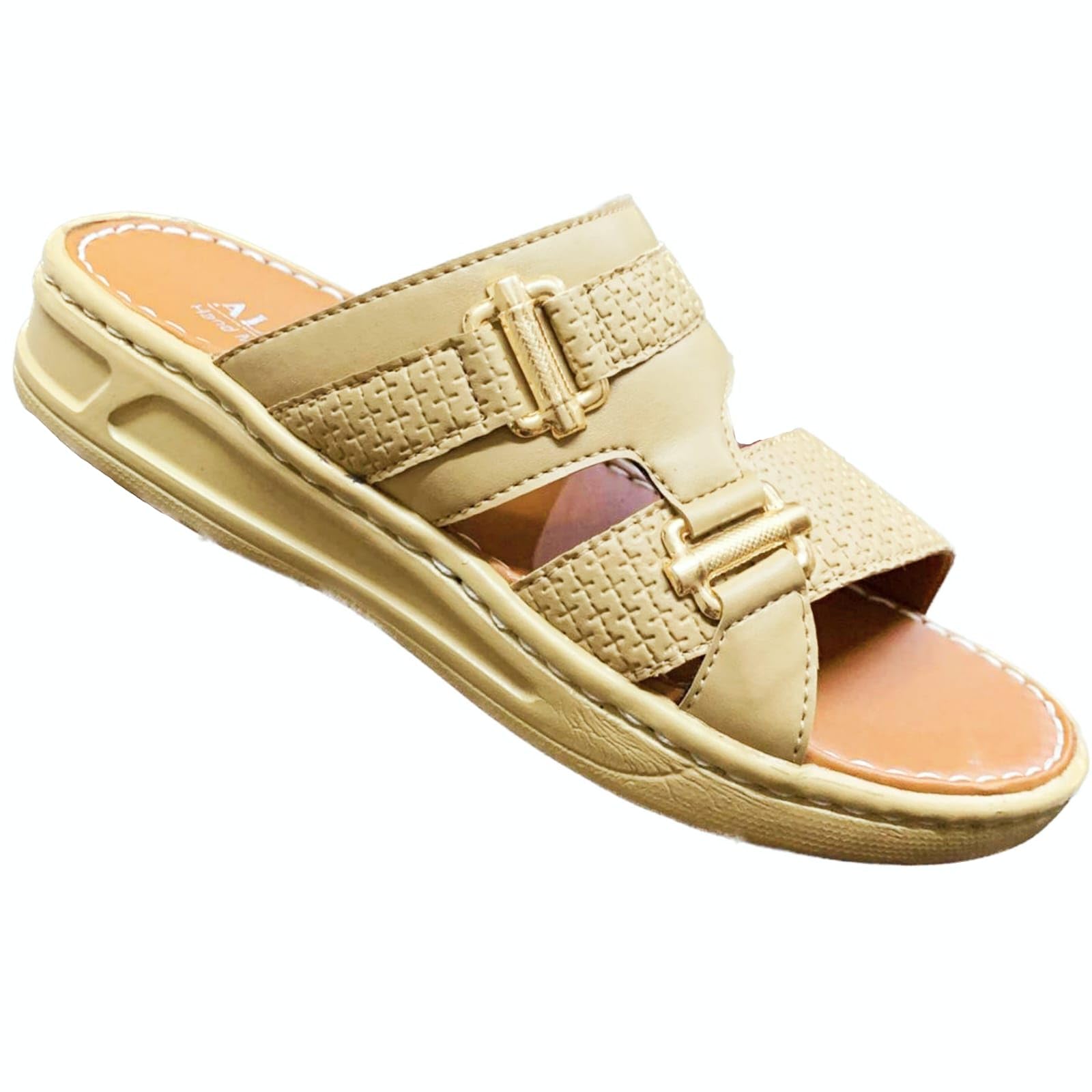 Arabian Comfort: Authentic Handcrafted Sandals Arab Design (Beige, 8) (B0CWDBMHP2) Amazon Price History, Amazon Price Tracker