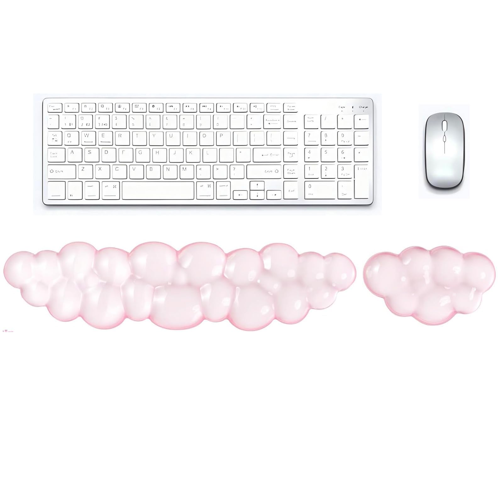 Gel Cloud Repose-poignet pour clavier Rose