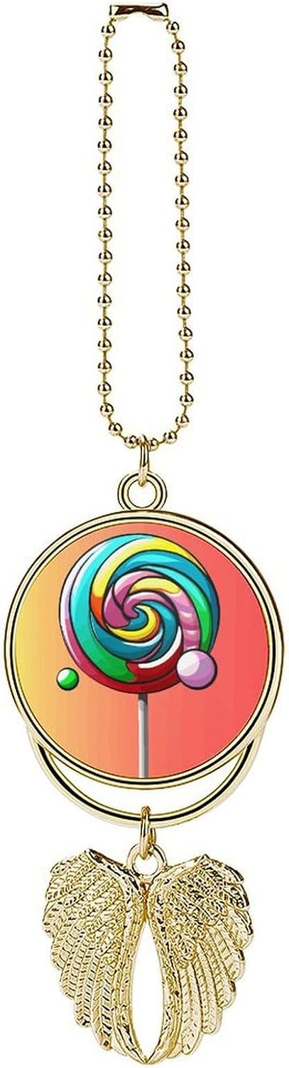 Lollipop Guardian Angel Car Charm for Rear View Mirror