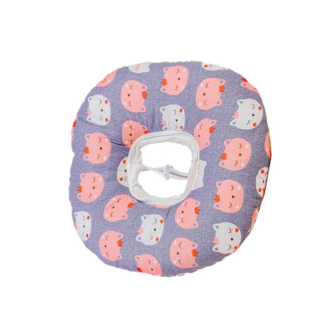 Happyyami 3piezas Collar Protector Inflable De Algodón para Mascotas Confortable y Previene Lameduras y Mordeduras Diseño Aleatorio s