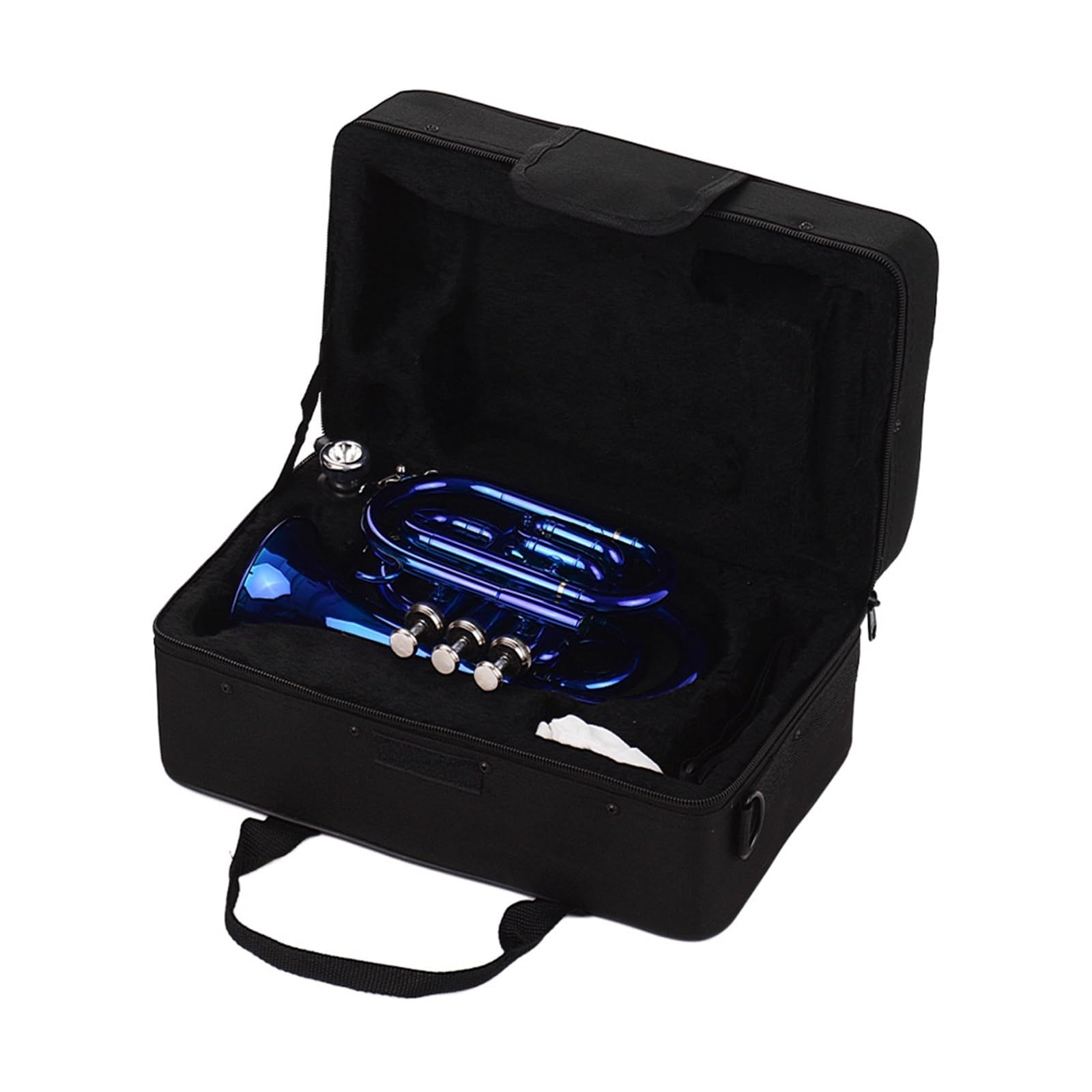 Amazon | 初心者金管楽器 学生ミニポケットトランペット Bb フラット