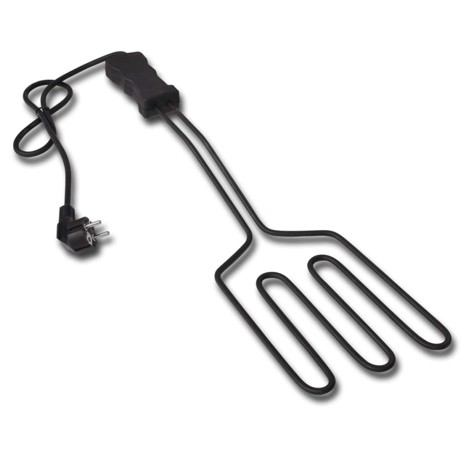 Tidyard Encendedor eléctrico para barbacoa de 1500 W con 3 filamentos para barbacoa de carbón vegetal y chimenea, encendedor rápido de acero inoxidable