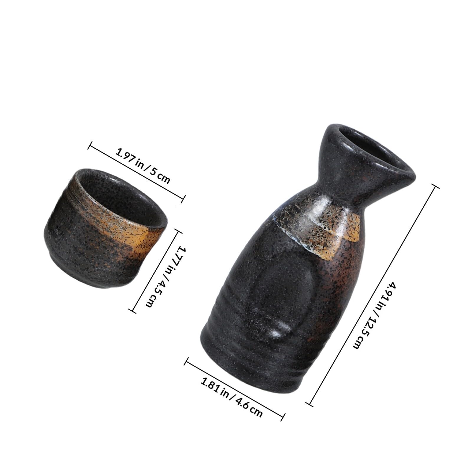 HOMSFOU Sakè Elegante in Ceramica Decorativo, Giapponese Set