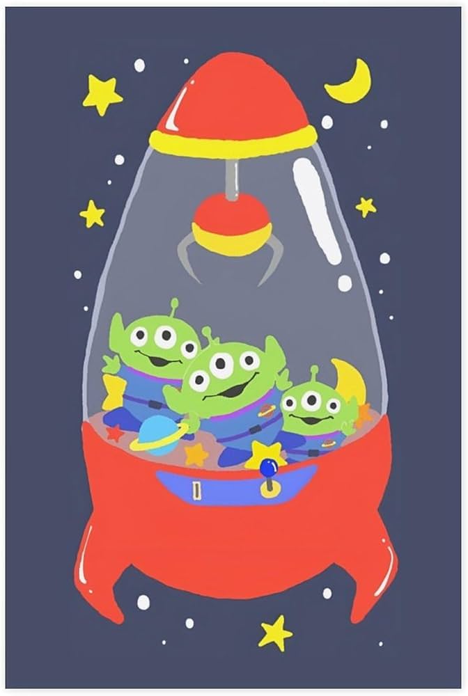 Amazon.co.jp: トイストーリー エイリアン ポスター 絵画 インテリア