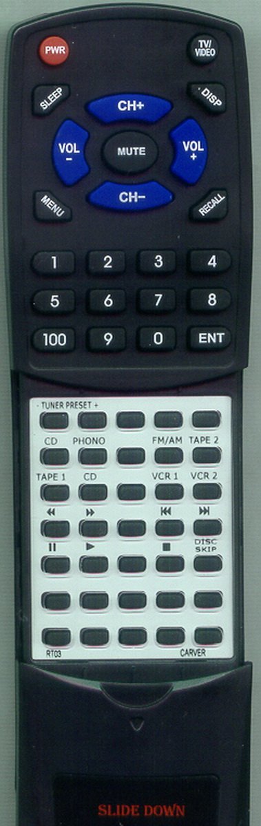 CARVER RH-49 カーバー SD/A-490t 用 リモコン Amazon.com: Replacement Remote Control for Carver RH24, CT24