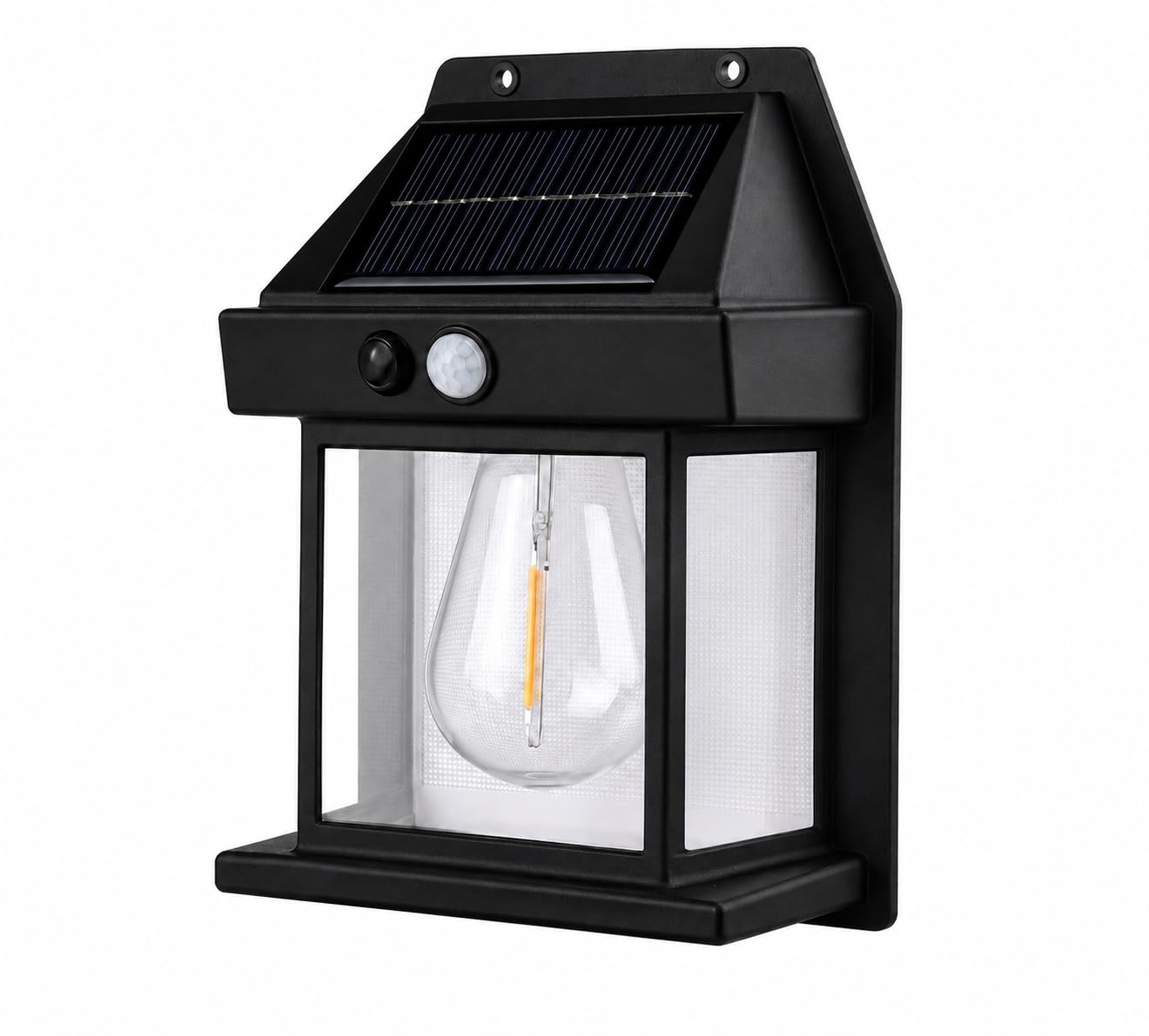 Wireless Dusk to Dawn Solar Wall Light with Motion Sensor Outdoor Waterproof LED Lantern for Garden Patio Balcony Entrance-image-44