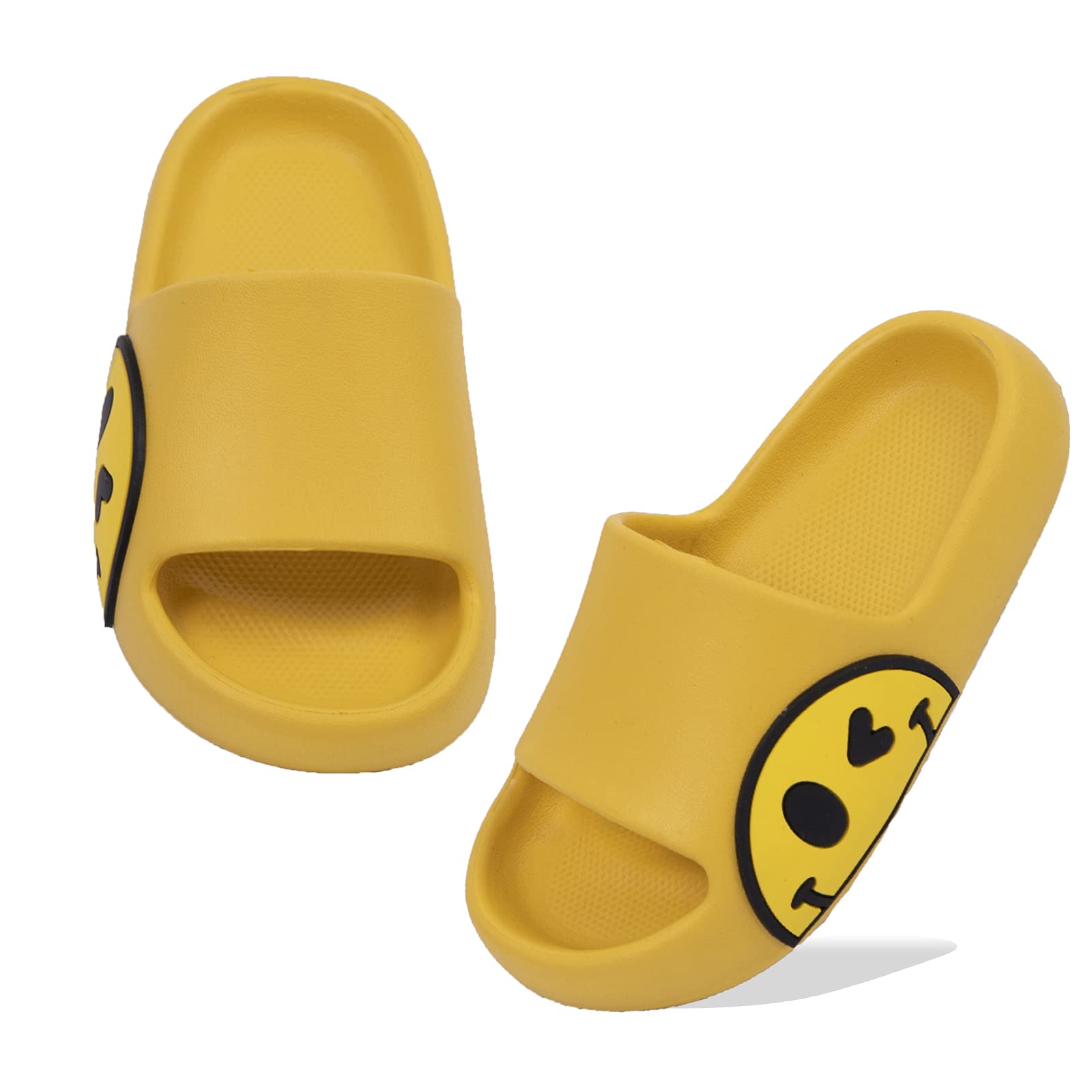 GuyarnsSandals for Girls and Boys,Mens Slippers Sandals for Women,EVA  Anti-Slip Indoor Outdoor Kids Slippers Smile Face Open Toe Spa Bath Pool  Gym