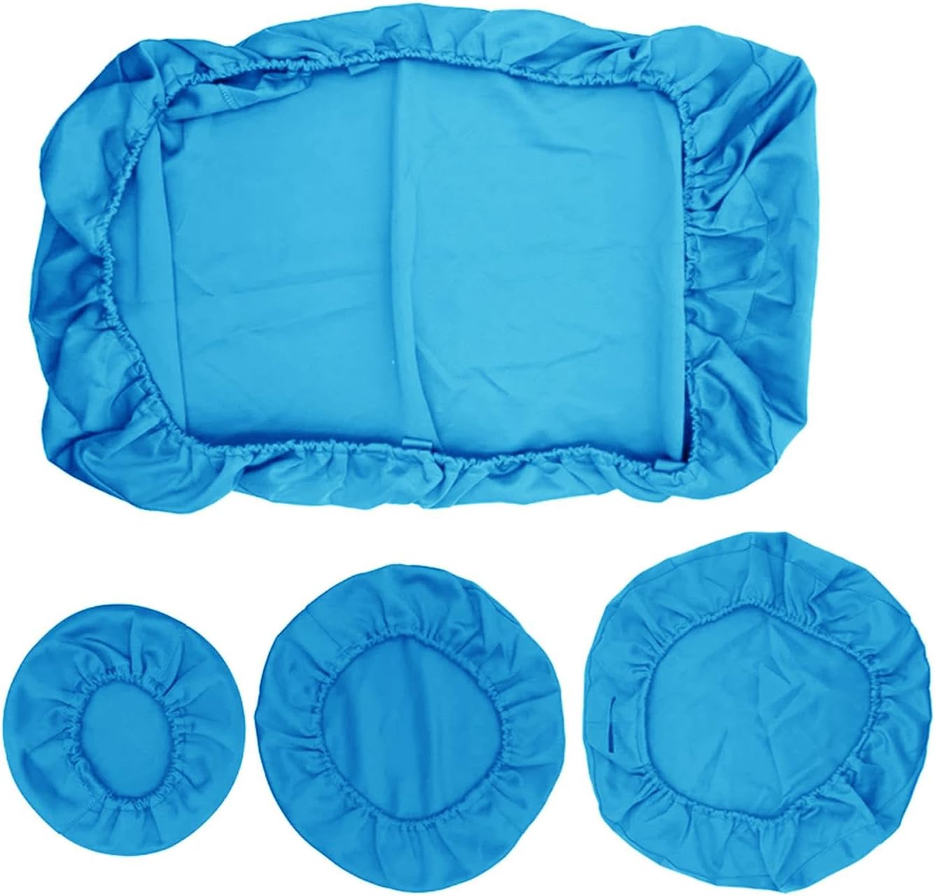 4X Dental Chair Covers Full Dental Chair Seat Cover Massage Bed Cover Dentists Equipment Sleeves Multipurpose Protective Case, Light Blue/753