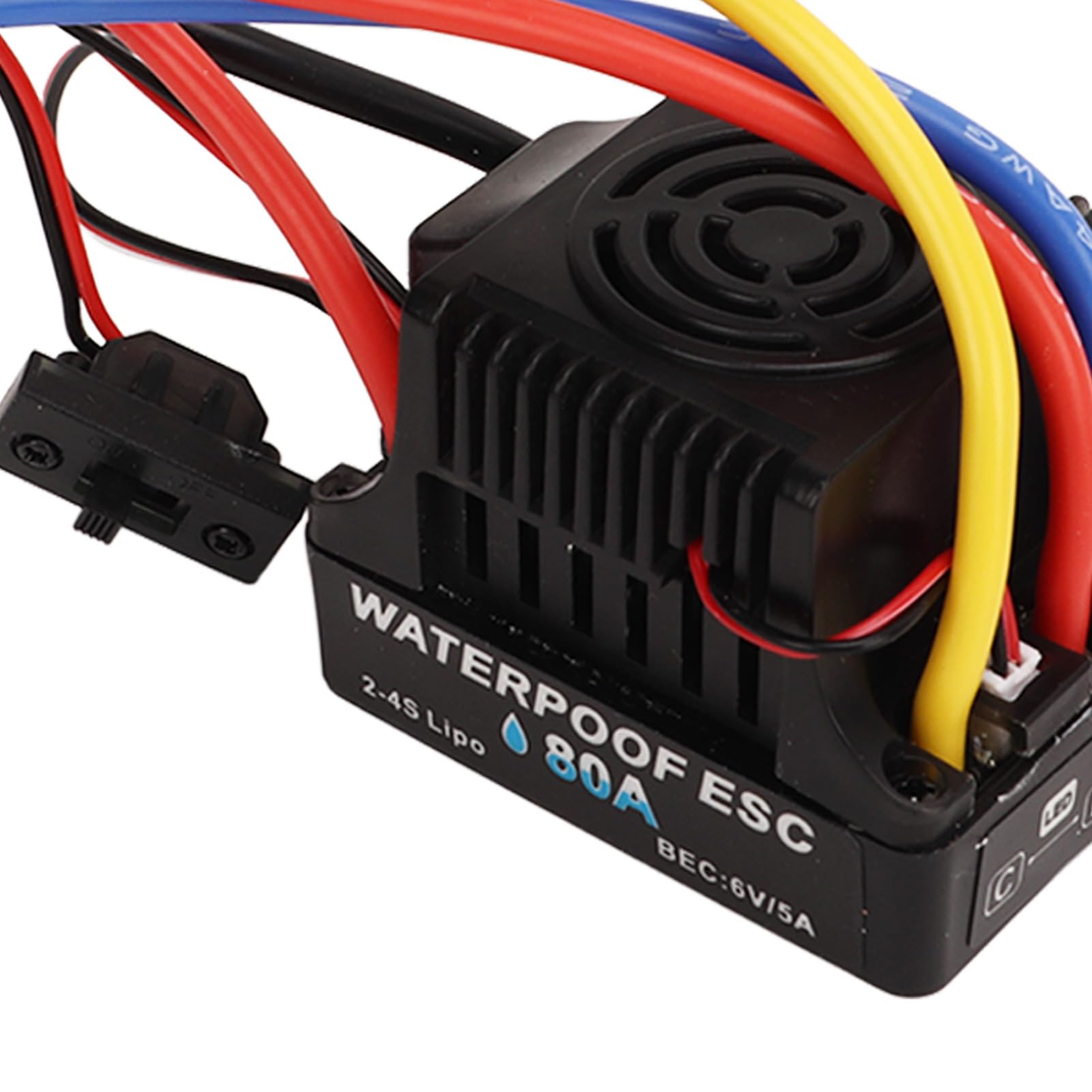 ESC Brushless Motore PER Auto RC 1/8, Elaborazione CNC con Ambito di Alluminio Troppa Funzione di Protezione Regolatore di velocità Elettrica RC ALTA TEMPO PER MANUTENZIONE (2600KV) (3100KV)