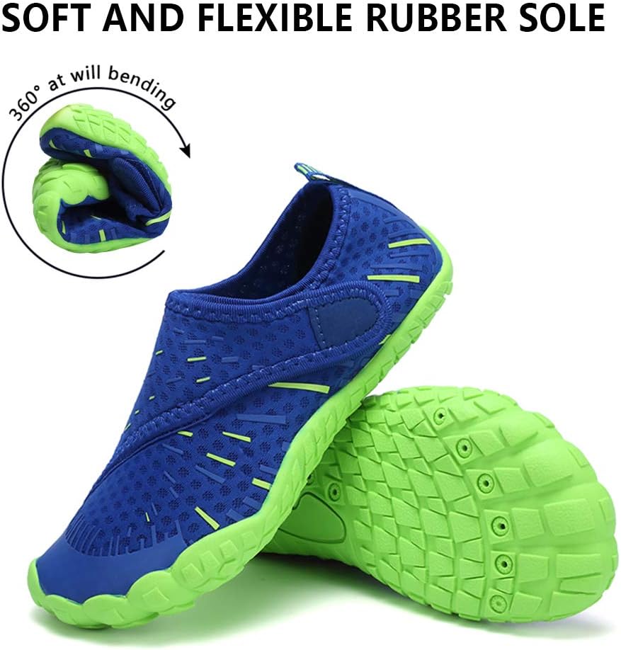 CIOR Kids Boys & Girls Water Shoes Sports Aqua Athletic Sneakers Lightweight Sport Fast Dry Shoes(Toddler/Little Kid/Big Kid) - Image 4