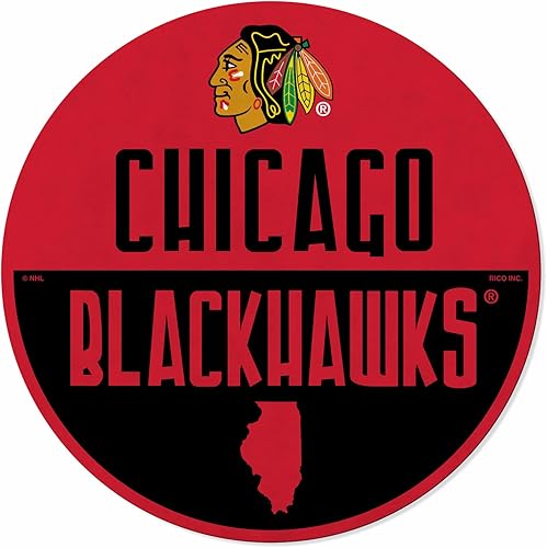 Miniatura 70 de NHL Rico Industries - Banderín de corte en forma de banderín, decoración del hogar y sala de estar, fieltro suave EZ para colgar