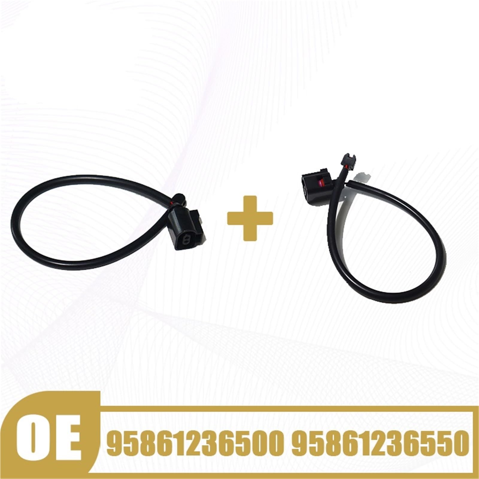 Sensor indicador de desgaste de pastillas Sensor de desgaste pastillas freno delanteras y traseras 95861236500 para Porsche Cayenne
