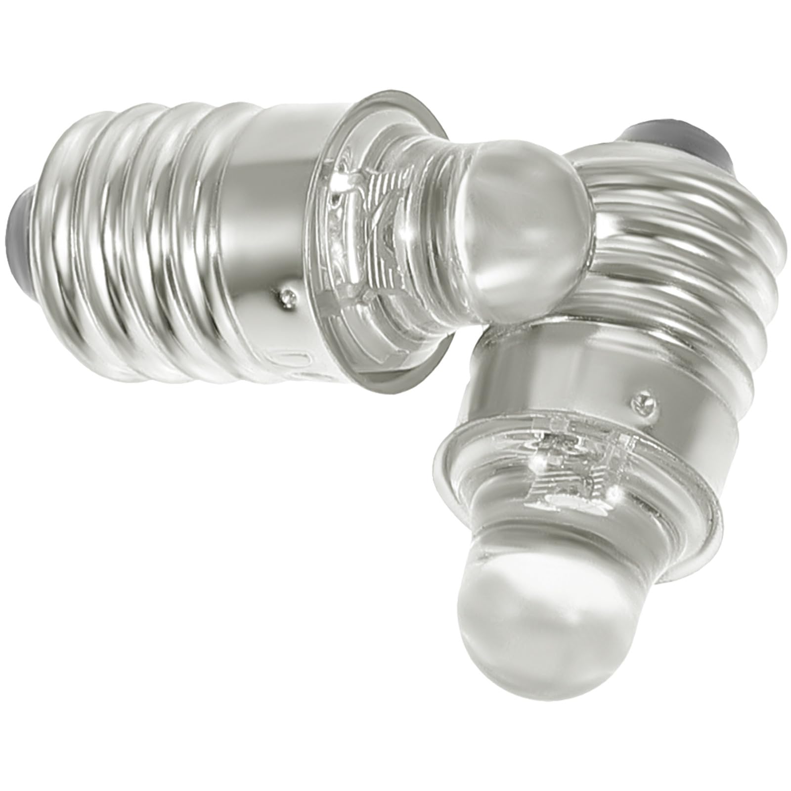 SHERCHPRY Bombilla LED E10 6v para Linterna, Mini Bombillas Redondas Base de Rosca, Pack 2 Unidades, Repuesto Compacto para Iluminación Portátil y Uso en Herramientas