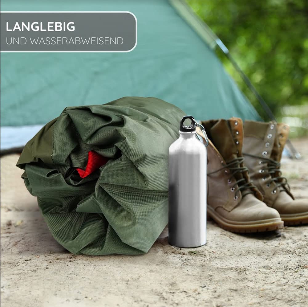 Aven Biwak - wasserdicht 10.000mm - robust - Double Zip - 2 Reißverschlüsse Links und rechts - Biwaksack für Schlafsack - abnehmbares Moskitonetz - Schlafsack Hülle
