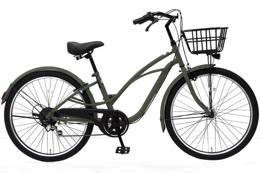 Amazon | 丸石サイクル ポートレートウェーブ 26インチ シティサイクル 