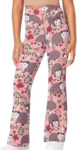 Miniatura 2 de Ystardream Leggings acampanados para niñas con levantamiento de glúteos, pantalones de pierna ancha para niños