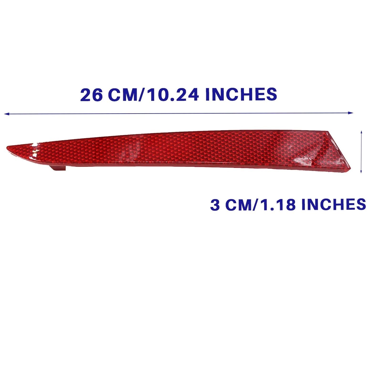 Catadiottro Posteriore Compatibile Con Seat Per IBIZA 2009-2012 Auto Paraurti Posteriore Riflettore Lampada Arresto Segnale Girata Avvertimento Luce Kit Accessori 6J4945105(Right)