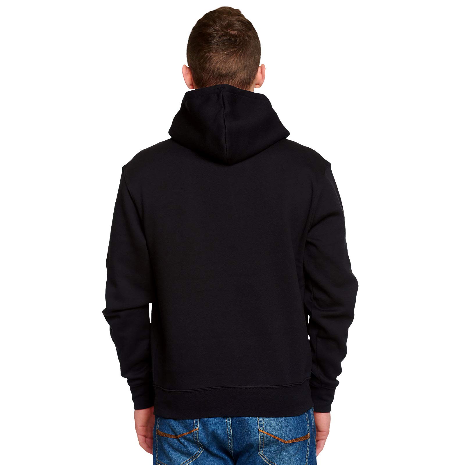 MARVEL Bluza z kapturem Logo Elbenwald Czarna - M, Czarny, M