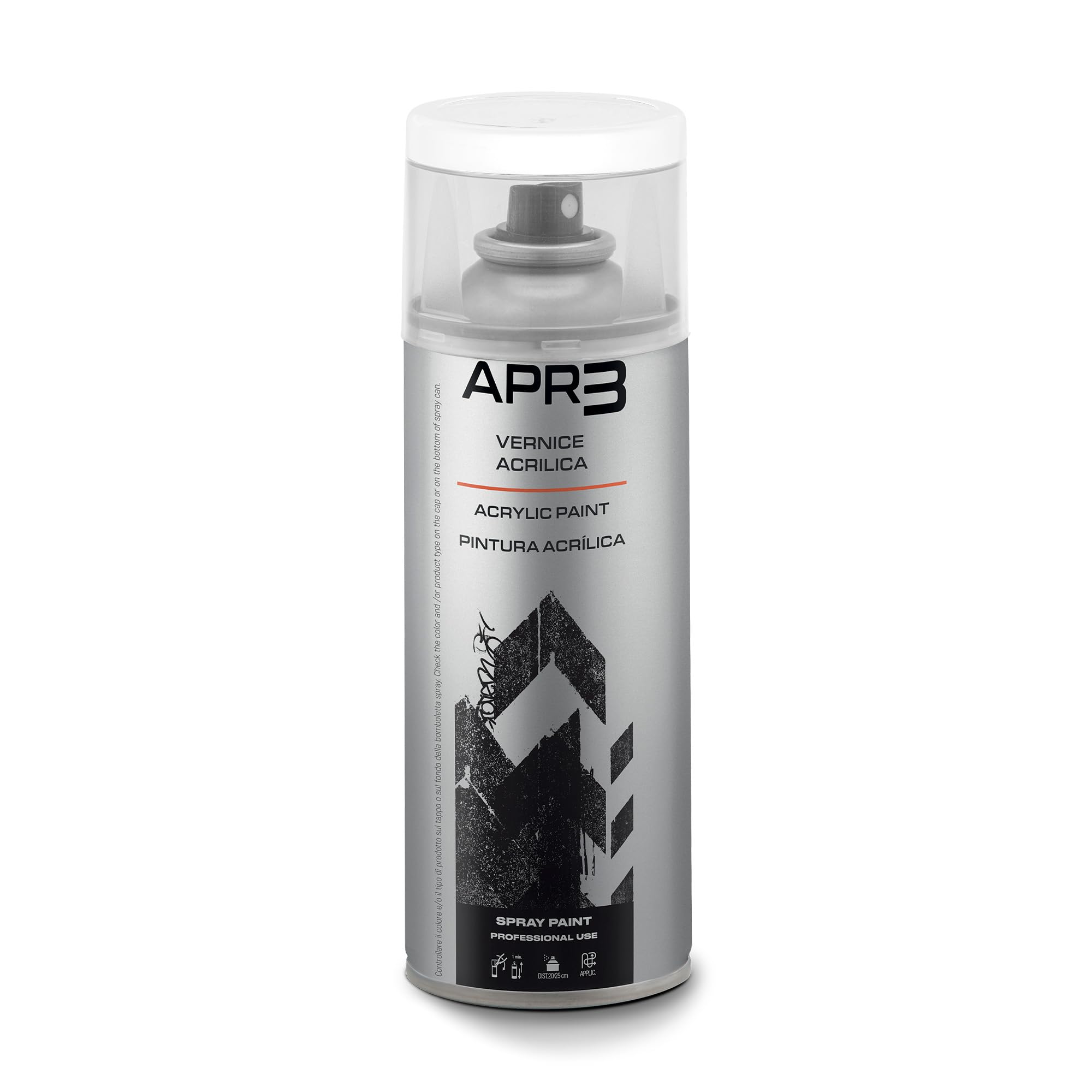 Lakier Akrylowy Uniwersalny RAL 9010 BIAŁY POŁYSK - APR3 S400PAST.3 Puszka z Aerozolem z Blachy Ocynowanej, w 100% Nadaje się do Recyklingu 400 ml.