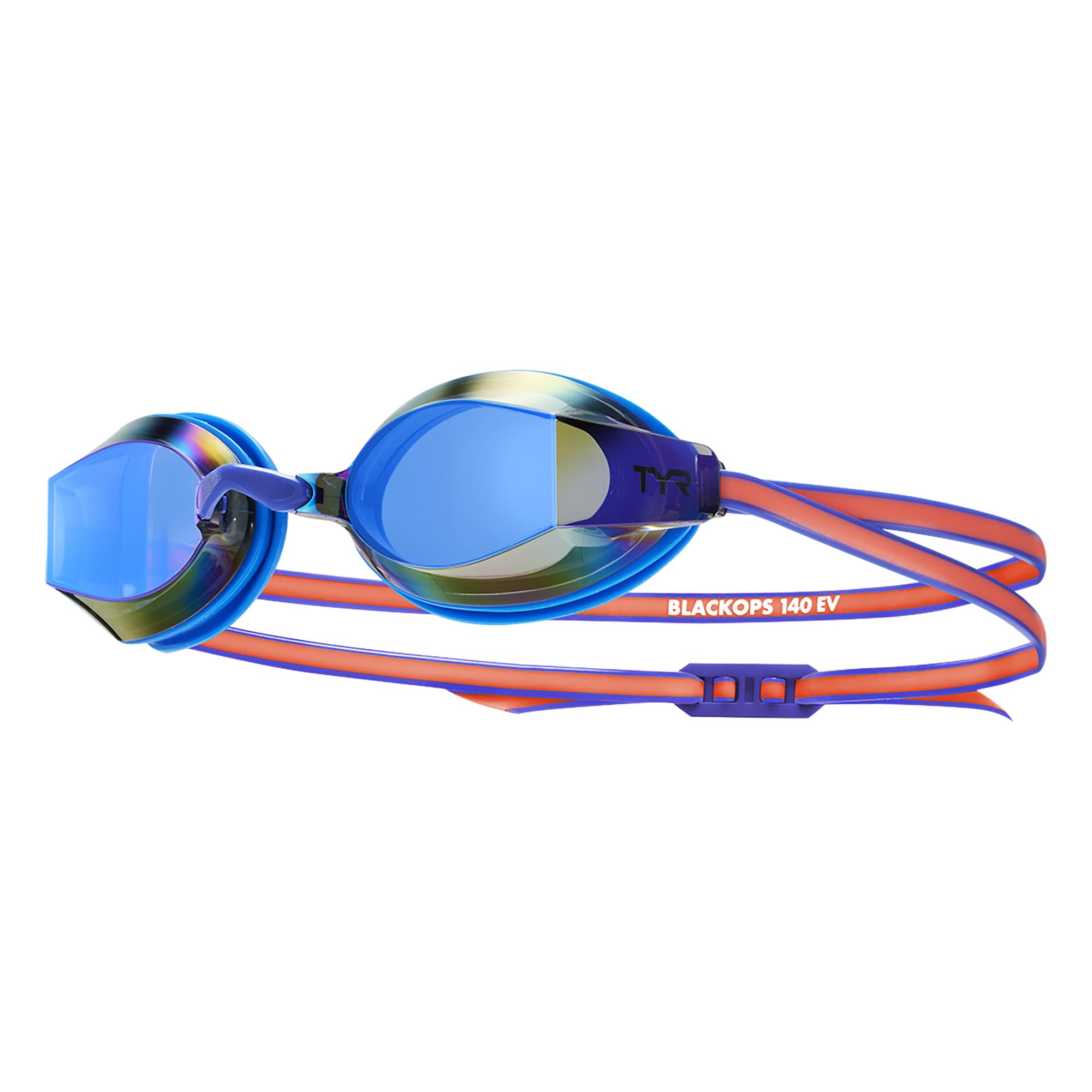 TYR Blackops 140 EV Racing Goggles Mirrored Femme Fit (Blue/Coral)-image-43