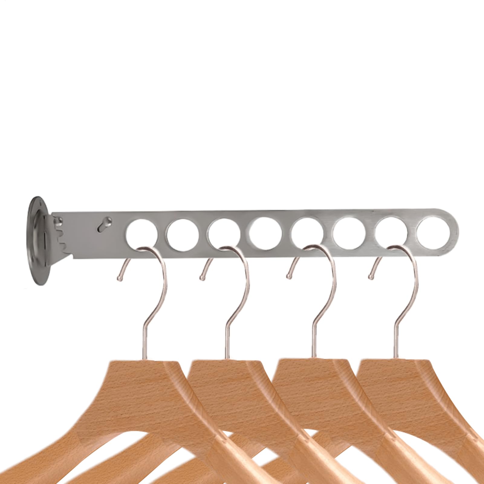 Secador vertical de pared tendedero ajustable para lavandería y baño