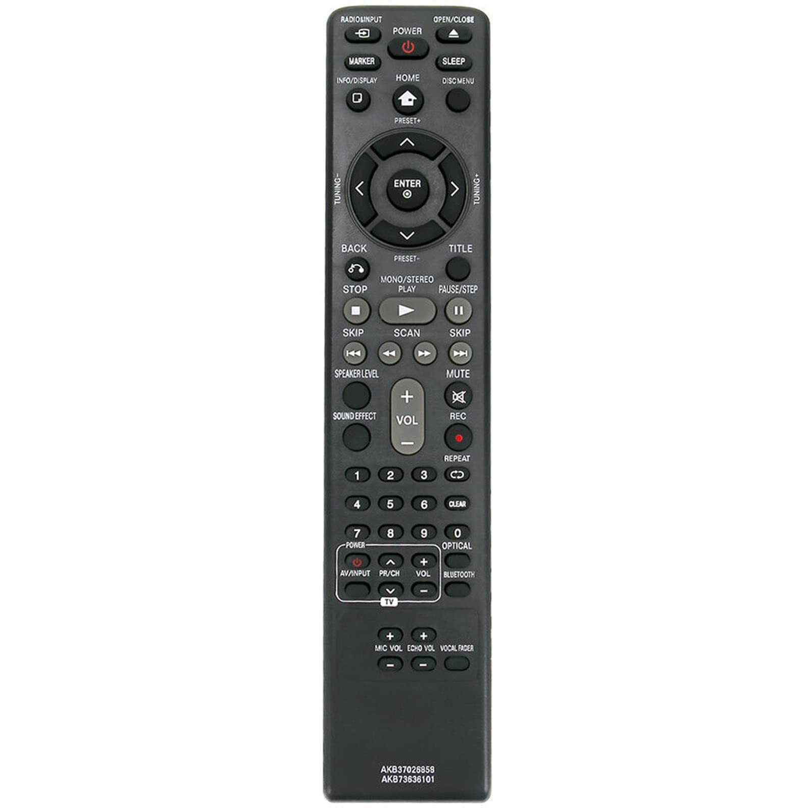 New AKB37026858 AKB73636101 Remote fit for LG Home Theater System LHT854 LHD756 DH6520T HT805SH HT904PA HT805TQ HT806TH DH7520T DH7530T HT906TA HT-904SA SH85TQ-S SH85TQ-C SH85TQ-W DH7530TW HB906SBPD