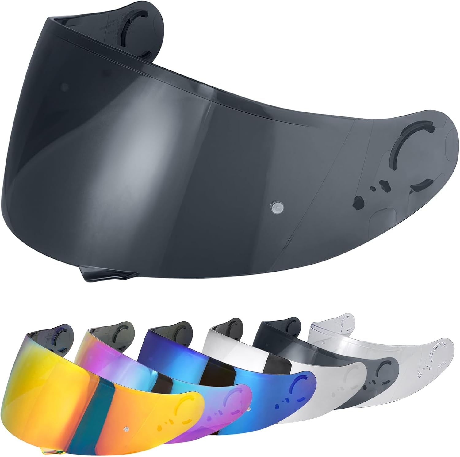 VCOROS GT Air Helmet Visor Replacement, CNS-1 Face Shield Compatible with GT Air 2/ Neotec/TC-5/ TC-9 Visor Replacement (Black)
