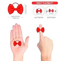 Vista 3 de Choicbaby 40 ligas para el pelo de bebé de 2 pulgadas, pequeñas gomas elásticas para coleta, accesorios para el cabello para bebés, niñas recién