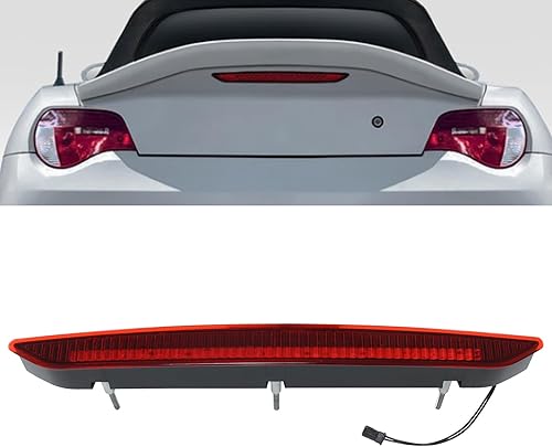 Miniatura 3 de XtremeAmazing Luz de freno de montaje alto para BMW E85 Z4 2003-2008 convertible tapa de maletero trasera tercera tercera luz trasera lente roja