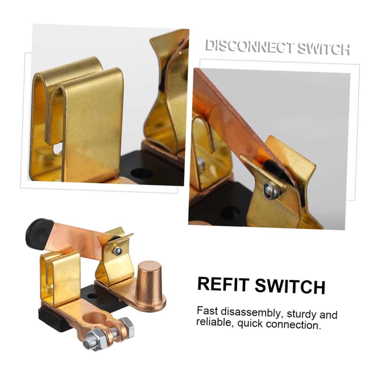 Beatifufu Protect Supply Prevent Leak Battery Disconnect for Car Boat Rv Truck Tractor