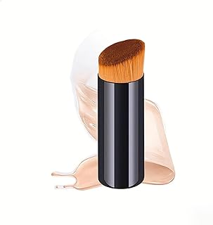 Brocha de maquillaje de mango corto para base...