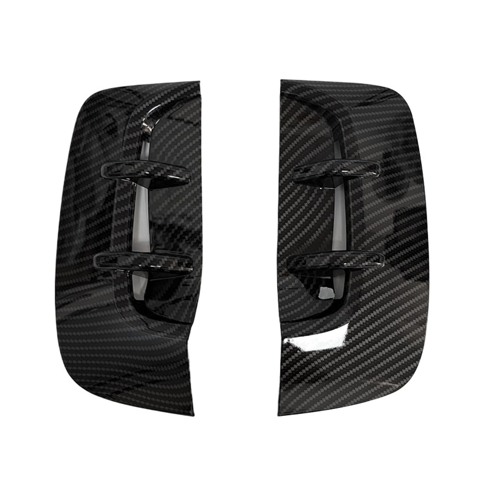 TILIEINE Car Front Side Air Vent Cover Fit For KIA Stinger 2017-2023 Car Door Front Fender Side Air Vent Cover Intake Trim(Carbon Look)