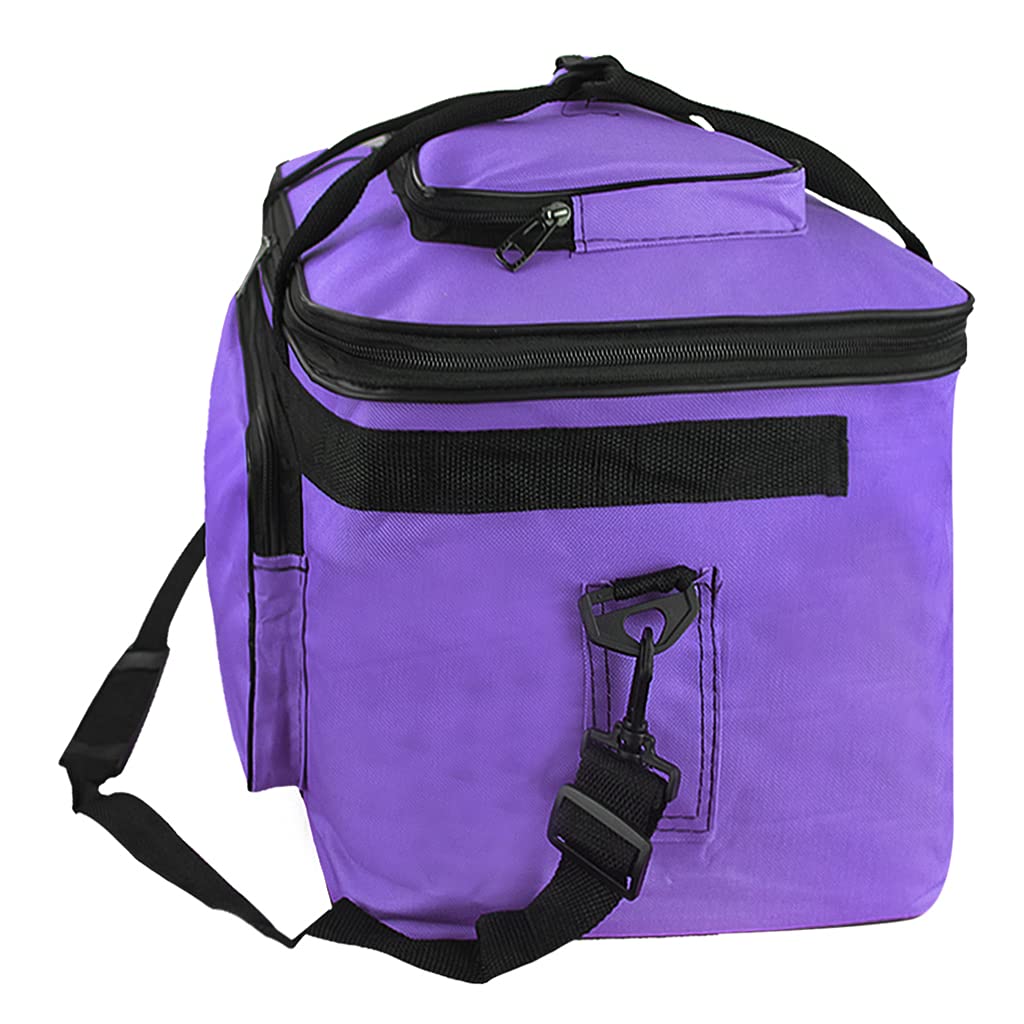 Borsa portaoggetti con cinghie, impermeabile, per lavori artistici, lavori di bricolage, da disegno, borsa portatile da viaggio, per artigianato, cucito, carta, arte, scrivania, tela