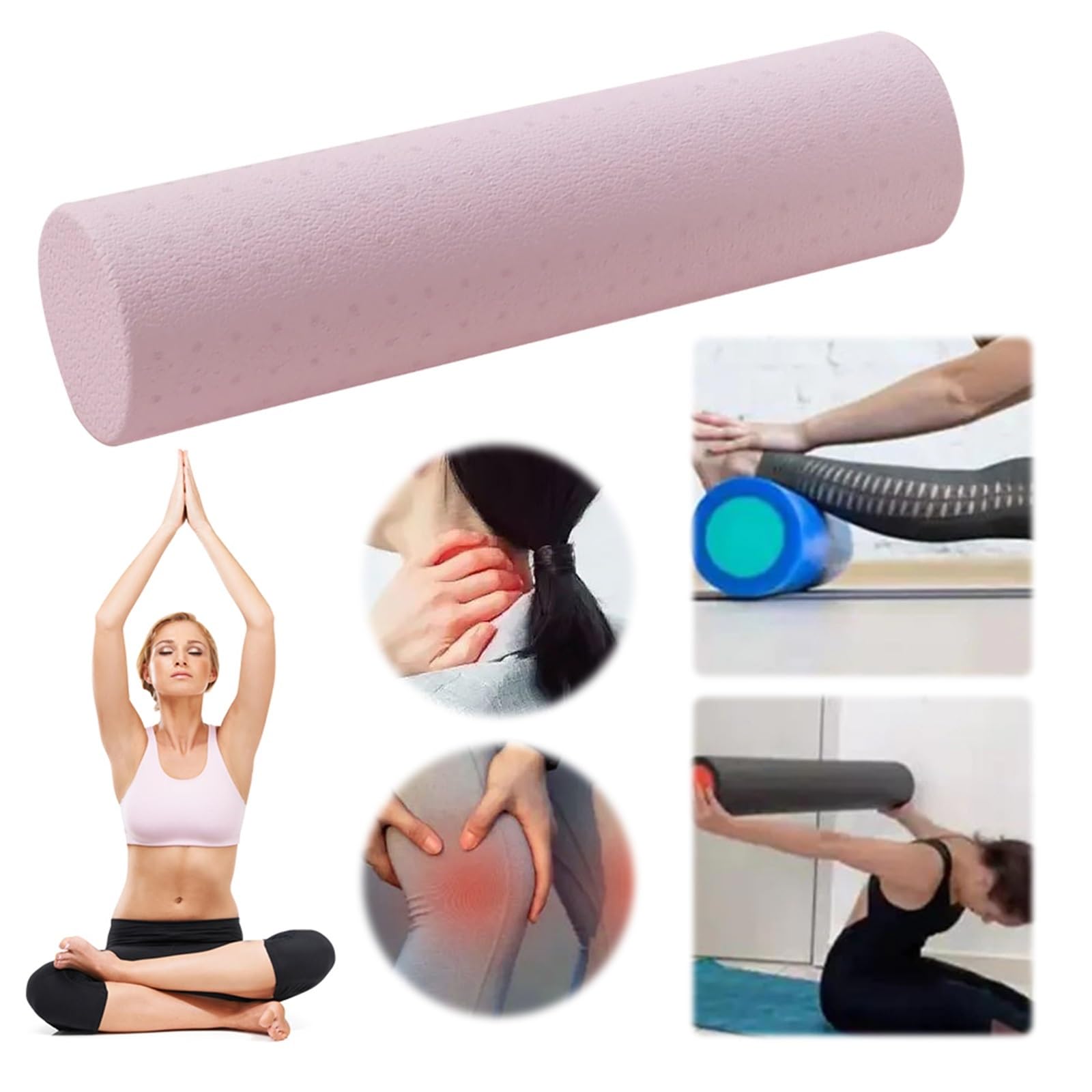Foam Roller Schaumstoffrolle, Yoga-Säule, Massage-Übungsrolle for Yoga und Pilates faszienrolle