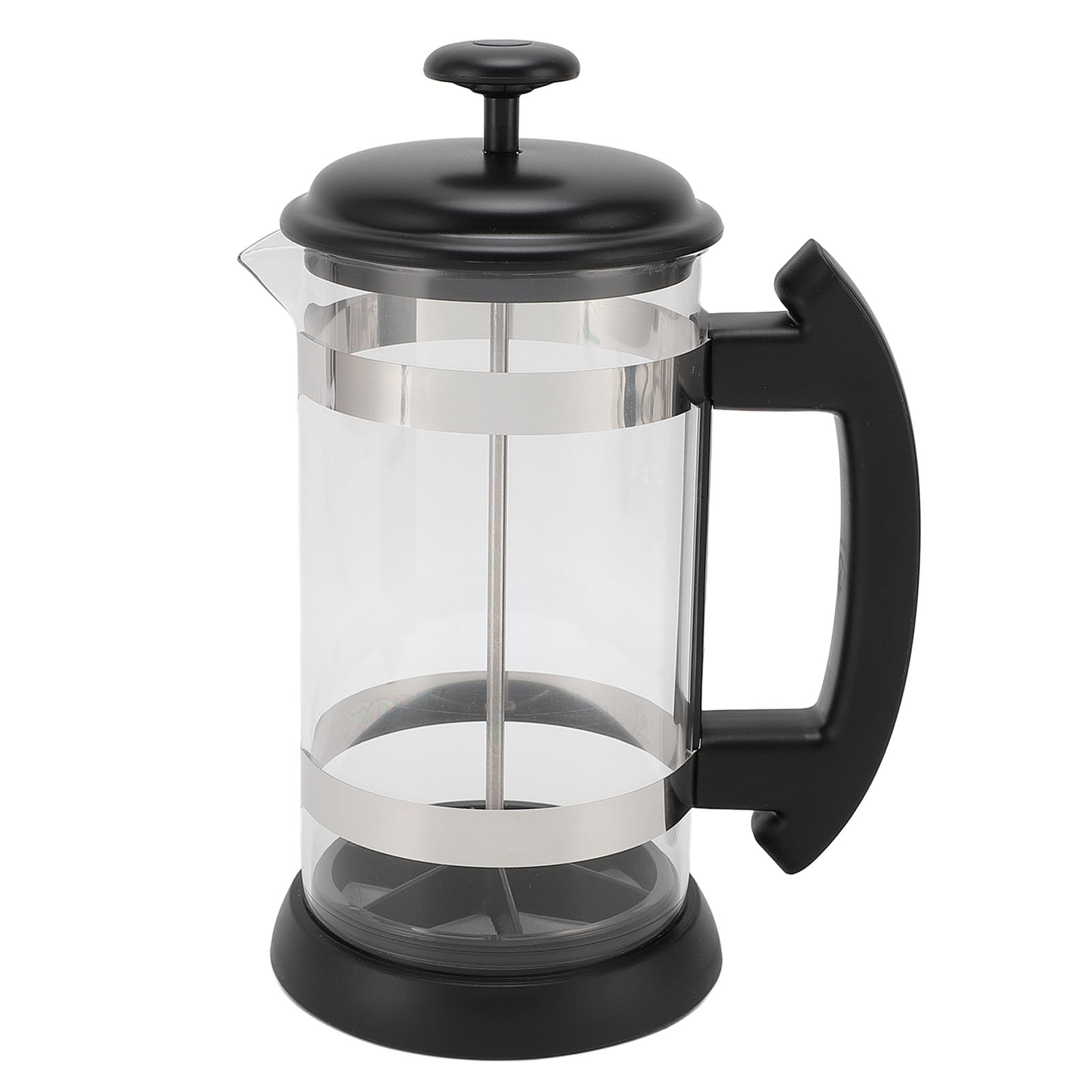 BTSEURY Coffee Maker, French Press Glass Stainless Steel 1000ML French Press Coffee Maker for Home Tea Brewing