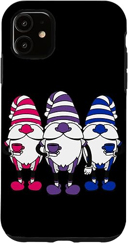 Miniatura 10 de iPhone 12 Pro Max Gnome Bisexuality Bisexual Pride Bisexual Flag Bisexual Case