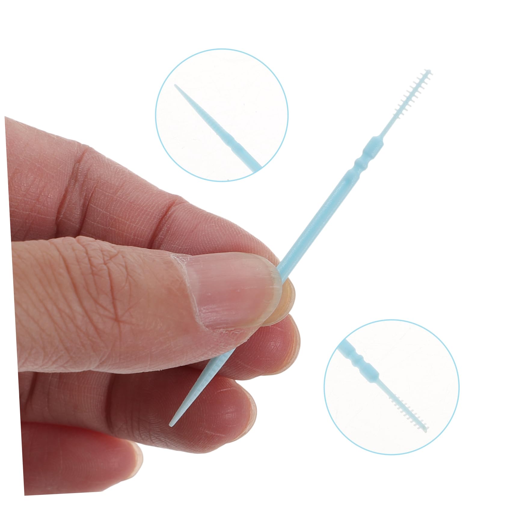 ABOOFAN Dientes Piezas Palillos PP de Punta Ecológicos de de Doble Suaves 1060 Desechables y Herramienta de Limpieza Bucal Higiene para para Encías Diaria