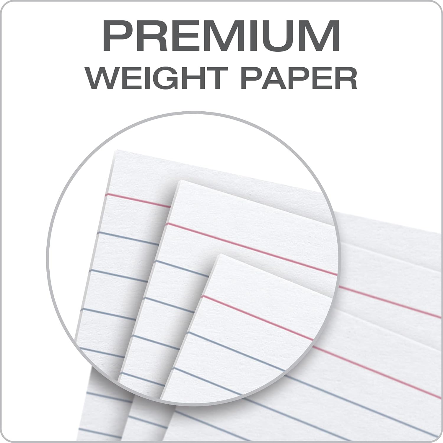 Oxford 4" x 6" Ruled White Index Cards, 100/Pack : Index Card Supplies : Office Products